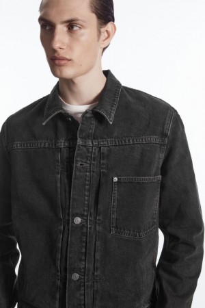 Black Cos Boxy Denim Jacket | SLYKN7432