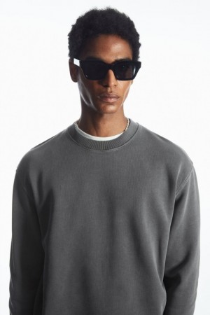 Black Cos Relaxed-fit Sweatshirt | BOUDZ7043