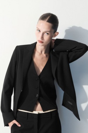 Black Cos The Deconstructed Blazer | DYXUM2079