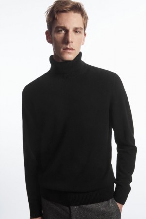 Black Cos Wool-cashmere Turtleneck Sweater | YFSHG6174