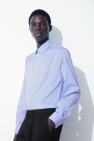 Light Blue Cos The Minimal Tailored Shirt | IRDVP7538