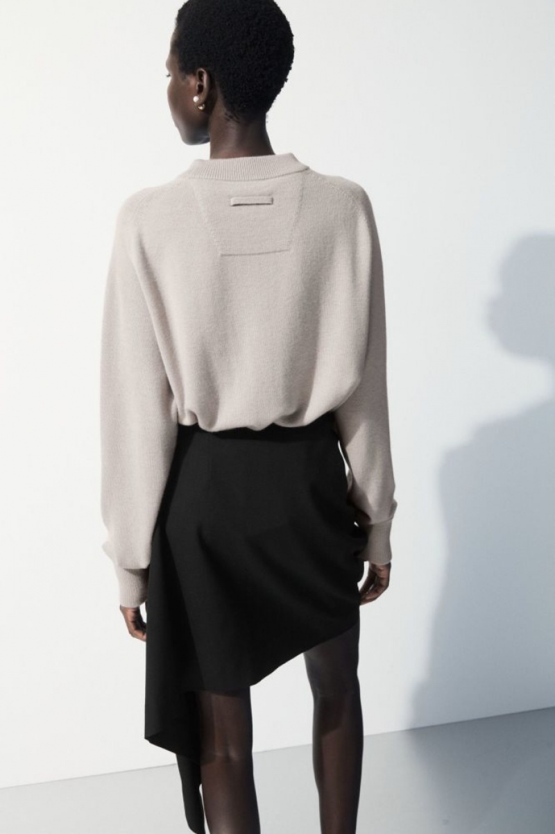 Beige Cos The Essential Cashmere Sweater | HMNRZ4852