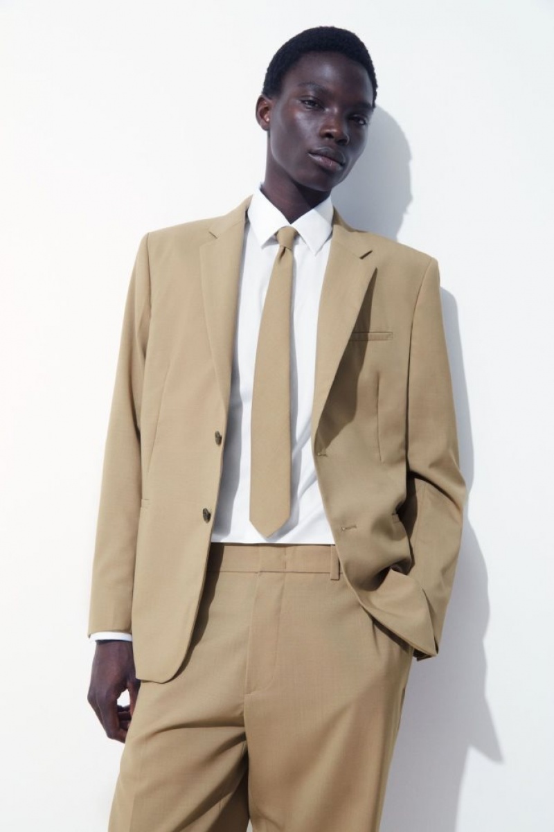 Beige Cos The Wool Tie | VLPED4852