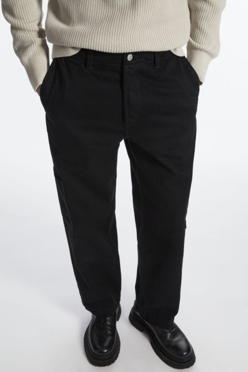 Black Cos Carpenter Jeans - Straight | HPVAO9320