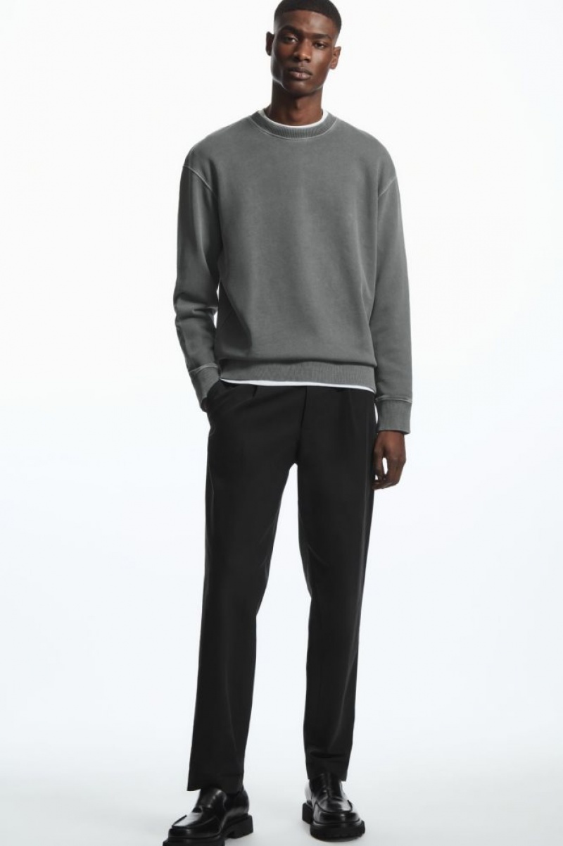 Black Cos Relaxed-fit Sweatshirt | BOUDZ7043