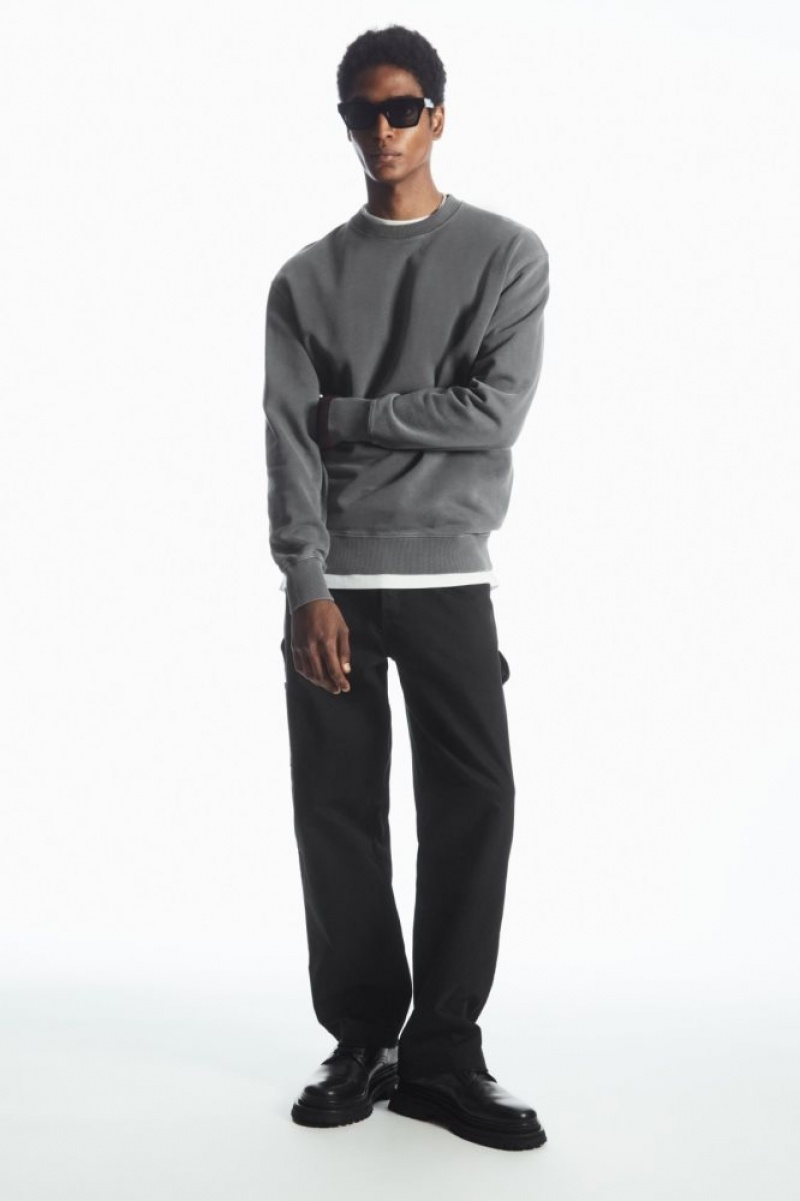 Black Cos Relaxed-fit Sweatshirt | BOUDZ7043