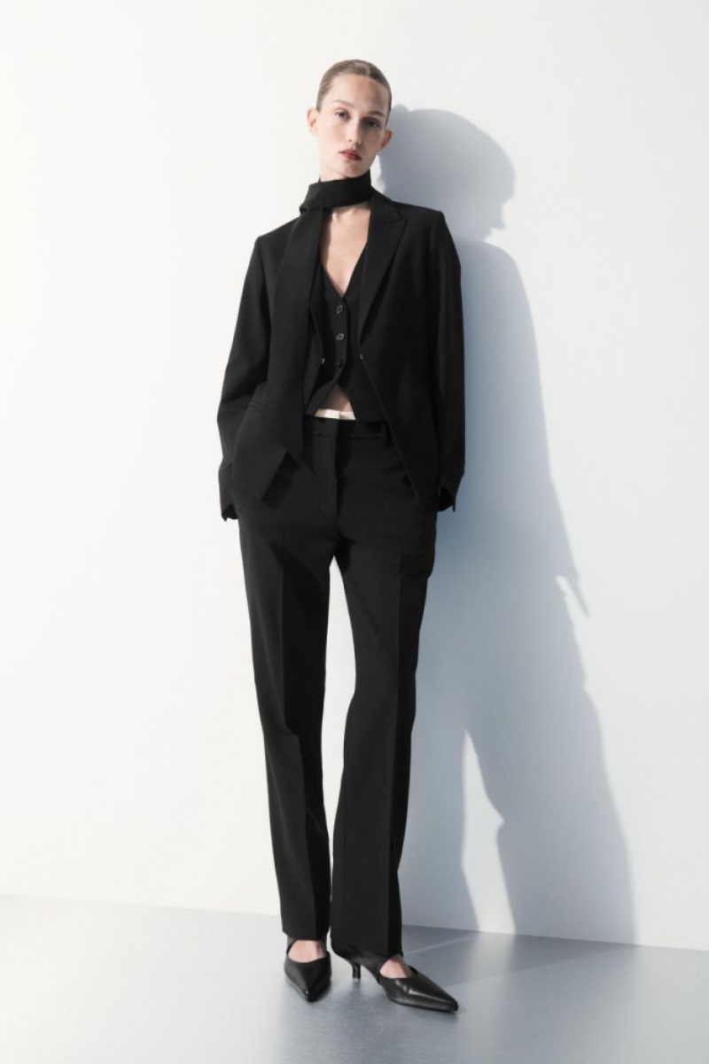 Black Cos The Deconstructed Blazer | DYXUM2079