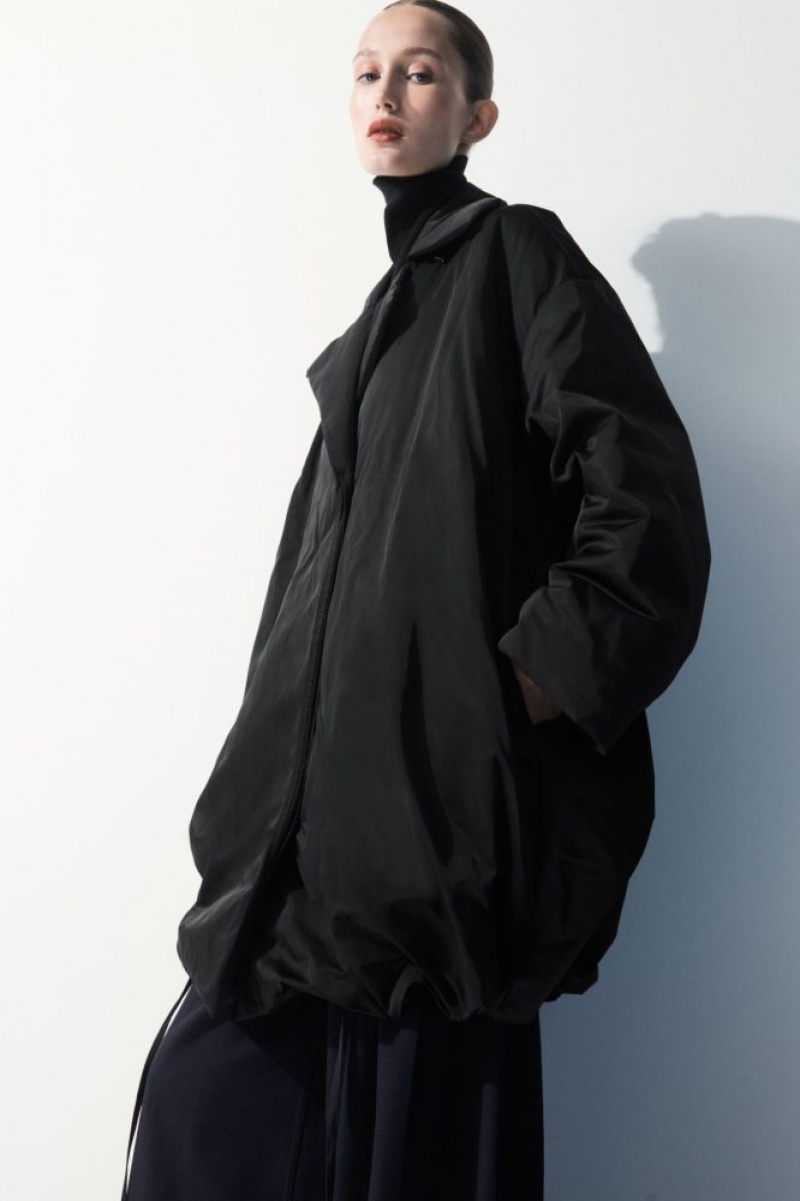 Black Cos The Recycled-down Padded Coat | JIZKM6073