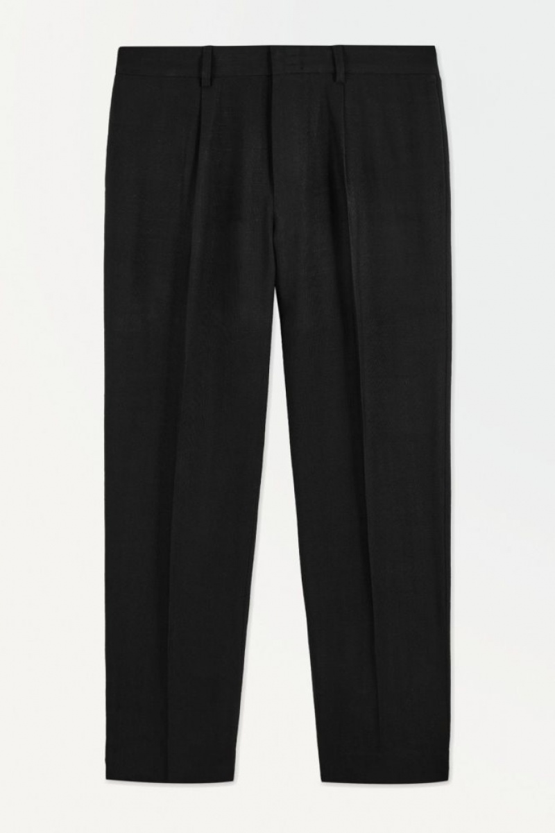 Black Cos The Tailored Straight-leg Trousers | LGJFQ2703