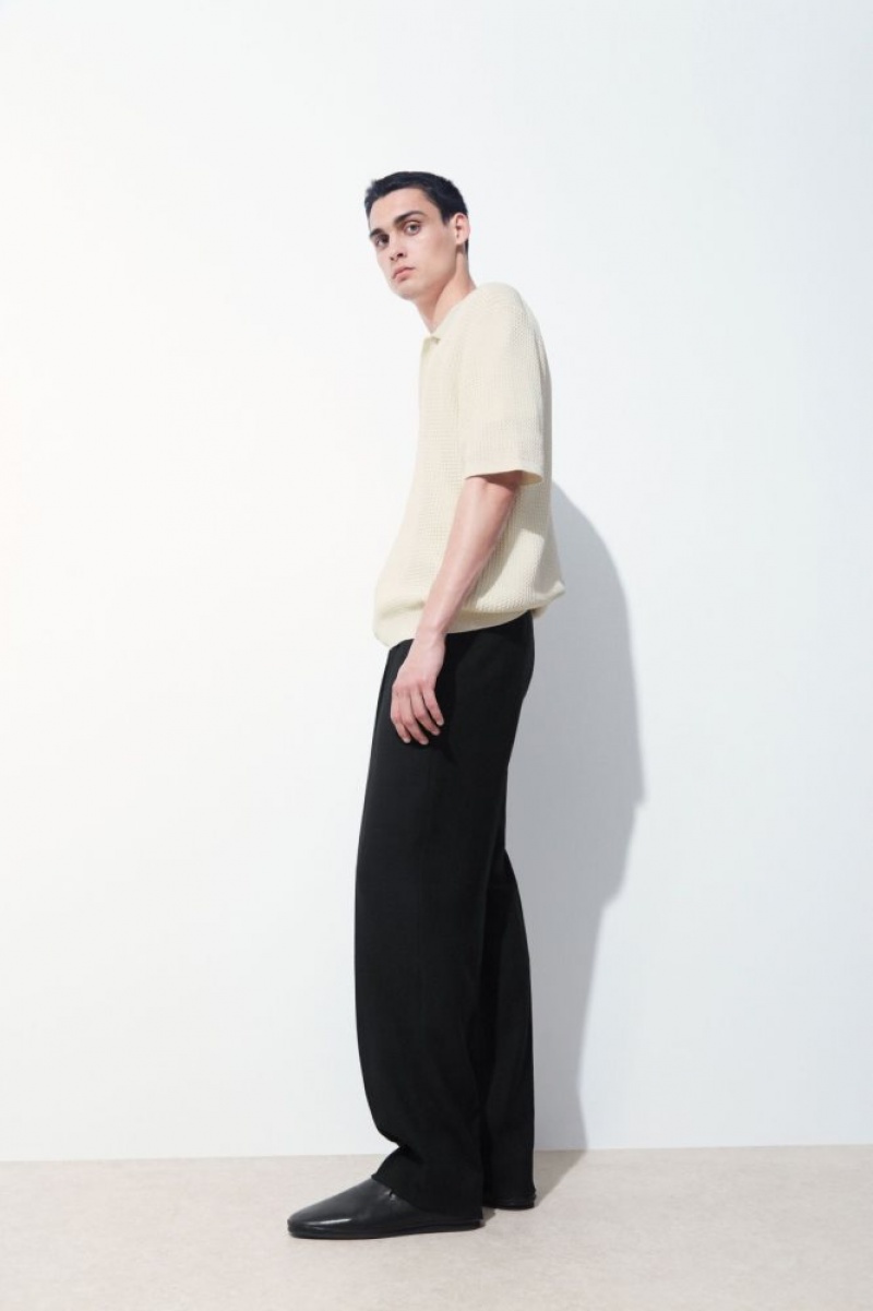 Black Cos The Tailored Straight-leg Trousers | LGJFQ2703