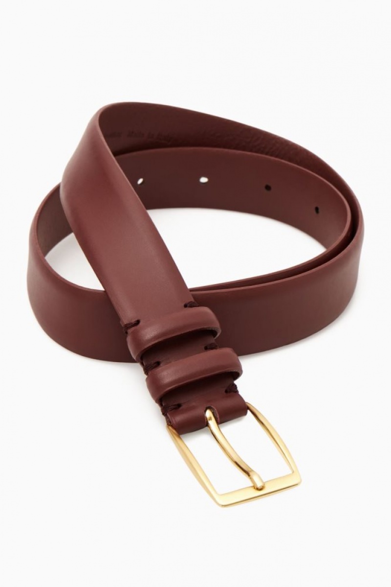 Brown Cos Classic Leather Belt | BCDIG8752