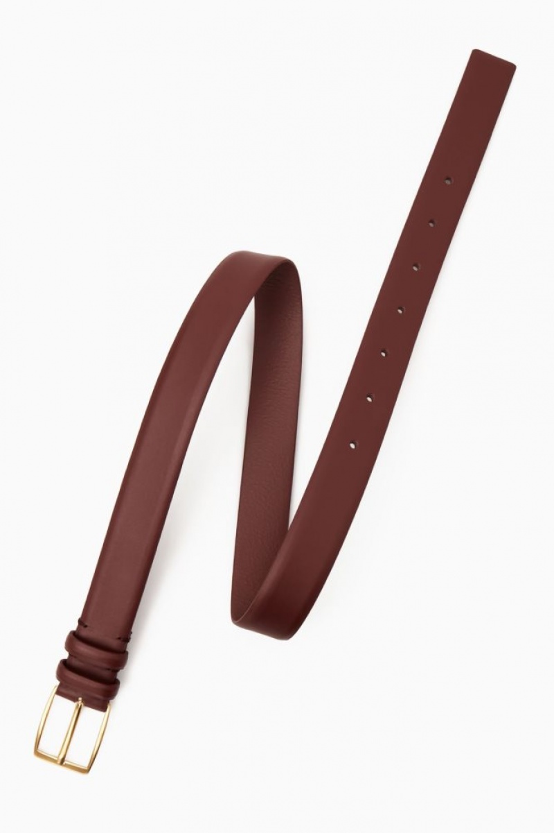 Brown Cos Classic Leather Belt | BCDIG8752