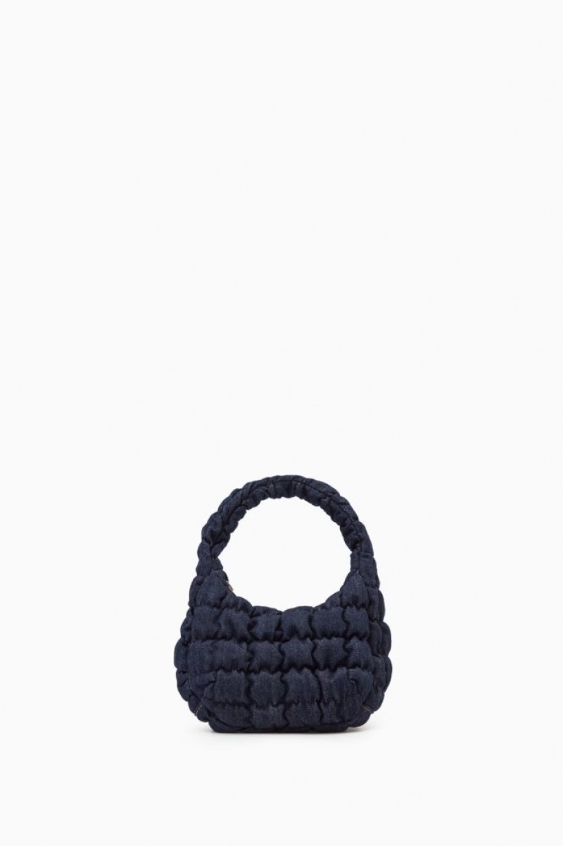 Dark Blue / Blue Cos Quilted Micro Bag | REMVZ0276