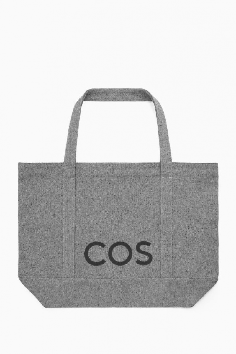 Dark Grey Cos Cos Utility Tote - Canvas | XEDUL8054