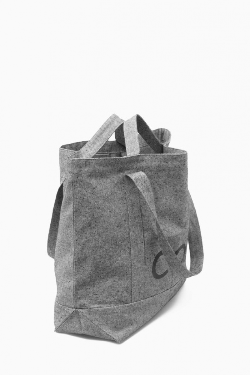 Dark Grey Cos Cos Utility Tote - Canvas | XEDUL8054