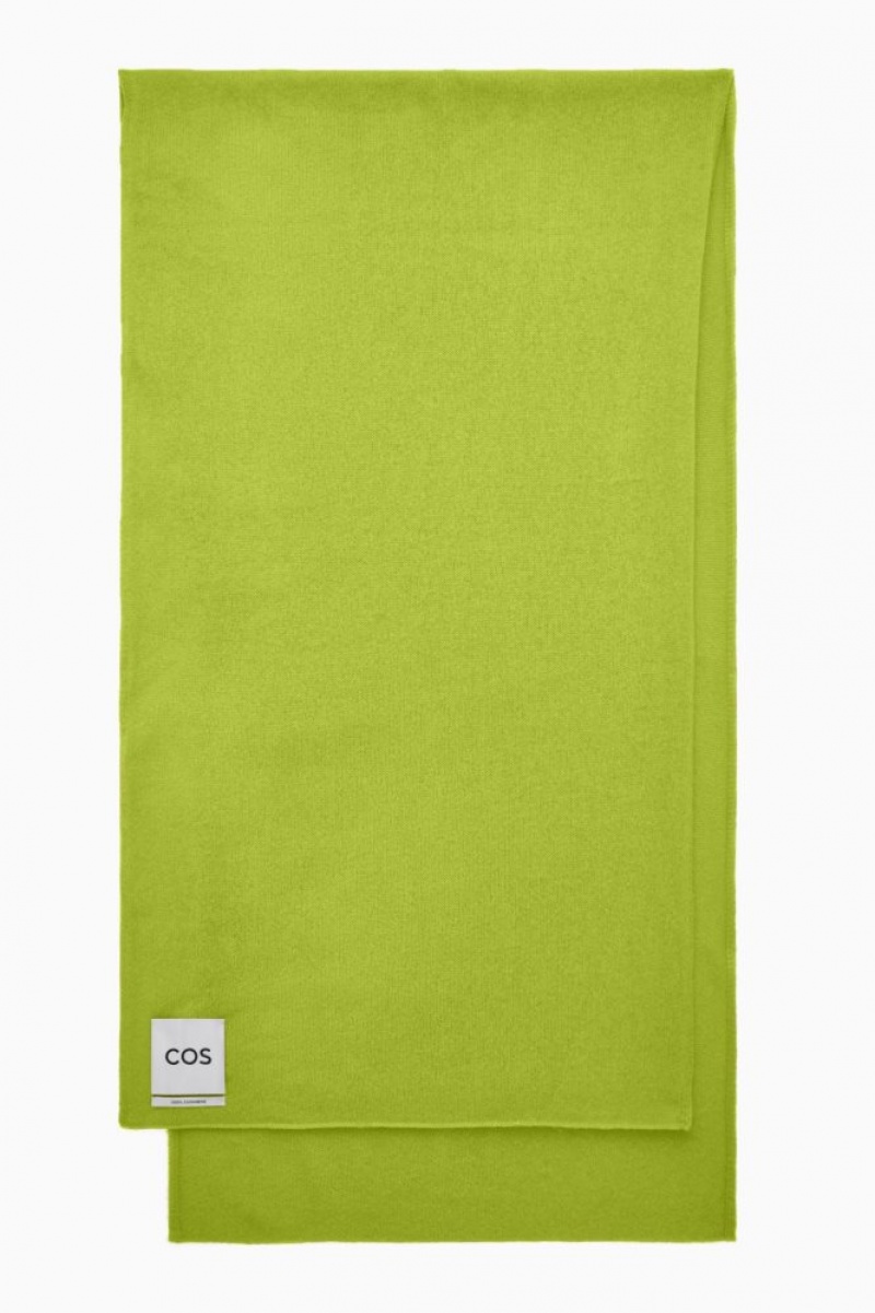 Green Cos Pure Cashmere Scarf | BGYEJ7801