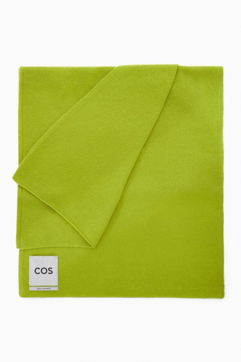 Green Cos Pure Cashmere Scarf | BGYEJ7801