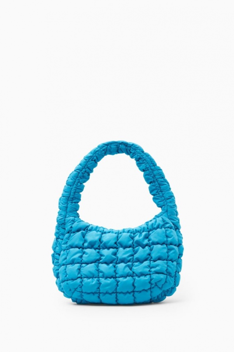 Light Turquoise Cos Quilted Mini Bag | LIAWV2840