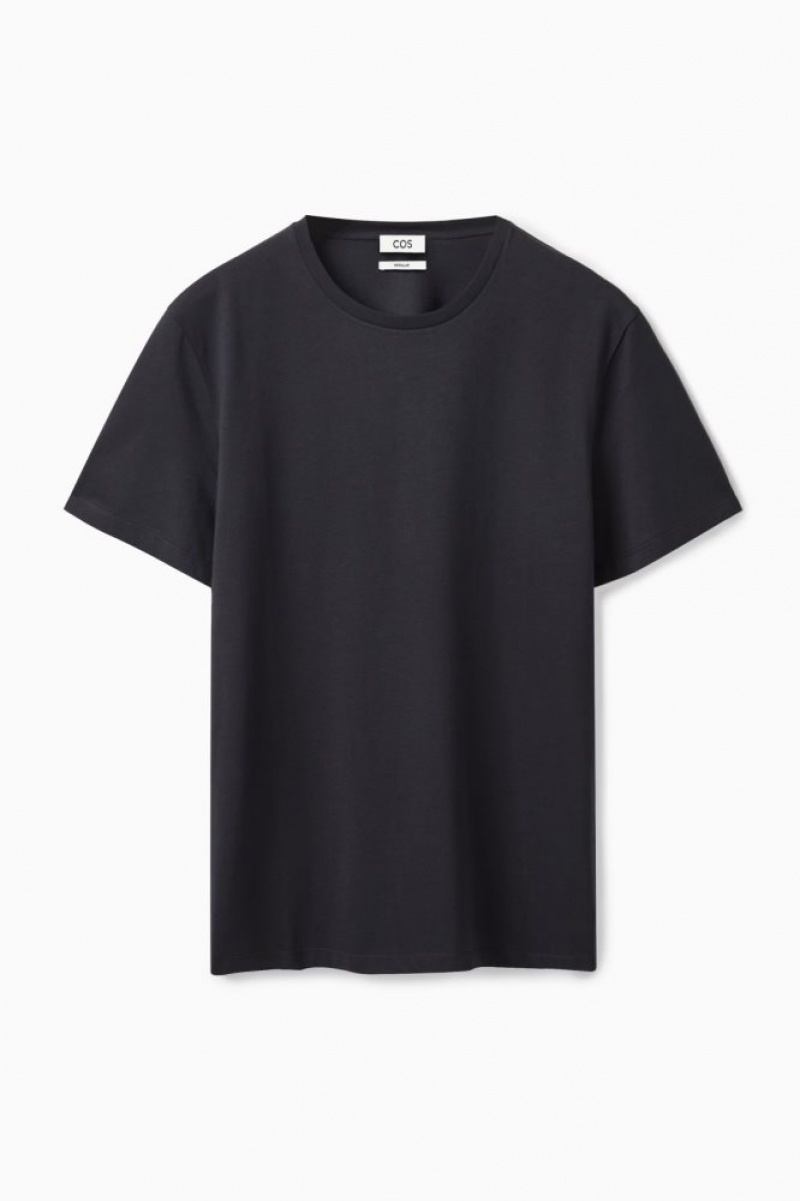 Navy Cos The Extra Fine T-shirt | SKQIW3986