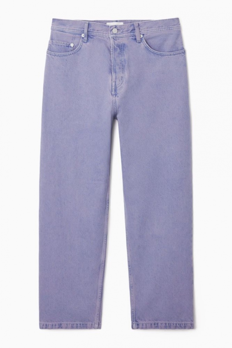 Purple Cos Dome Jeans - Straight/Ankle Length | BNZJV1273