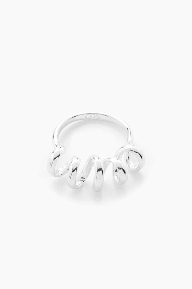 Silver Cos Spiral Ring | OMPTA5864