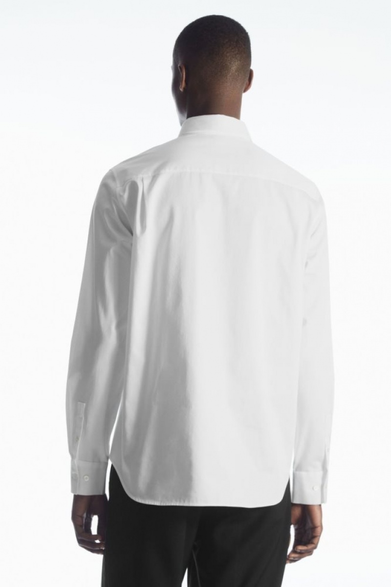 White Cos Patch-pocket Shirt - Regular | VOAPW7483