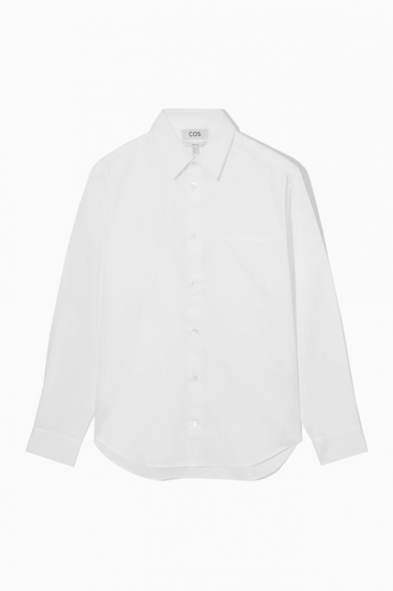 White Cos Patch-pocket Shirt - Regular | VOAPW7483