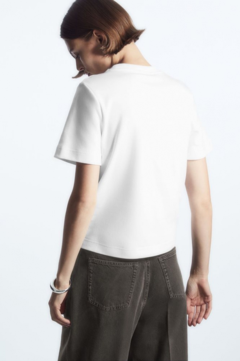 White Cos The Clean Cut T-shirt | JBMRL0568