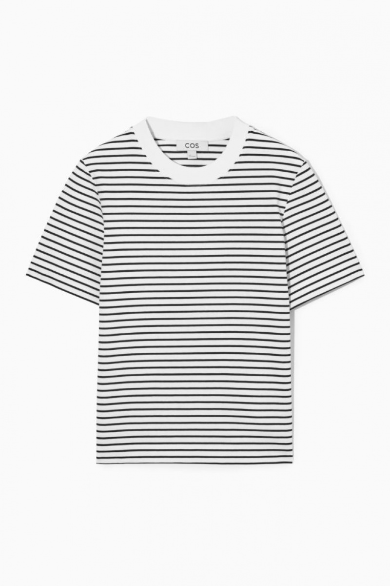 White / Black Cos The Clean Cut T-shirt | CTRKU2397